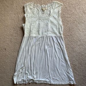 White Dress with lace top